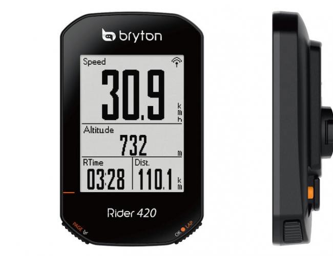 BRYTON Rider 420E (單機版) GPS自行車行車記錄器 腳踏車碼表